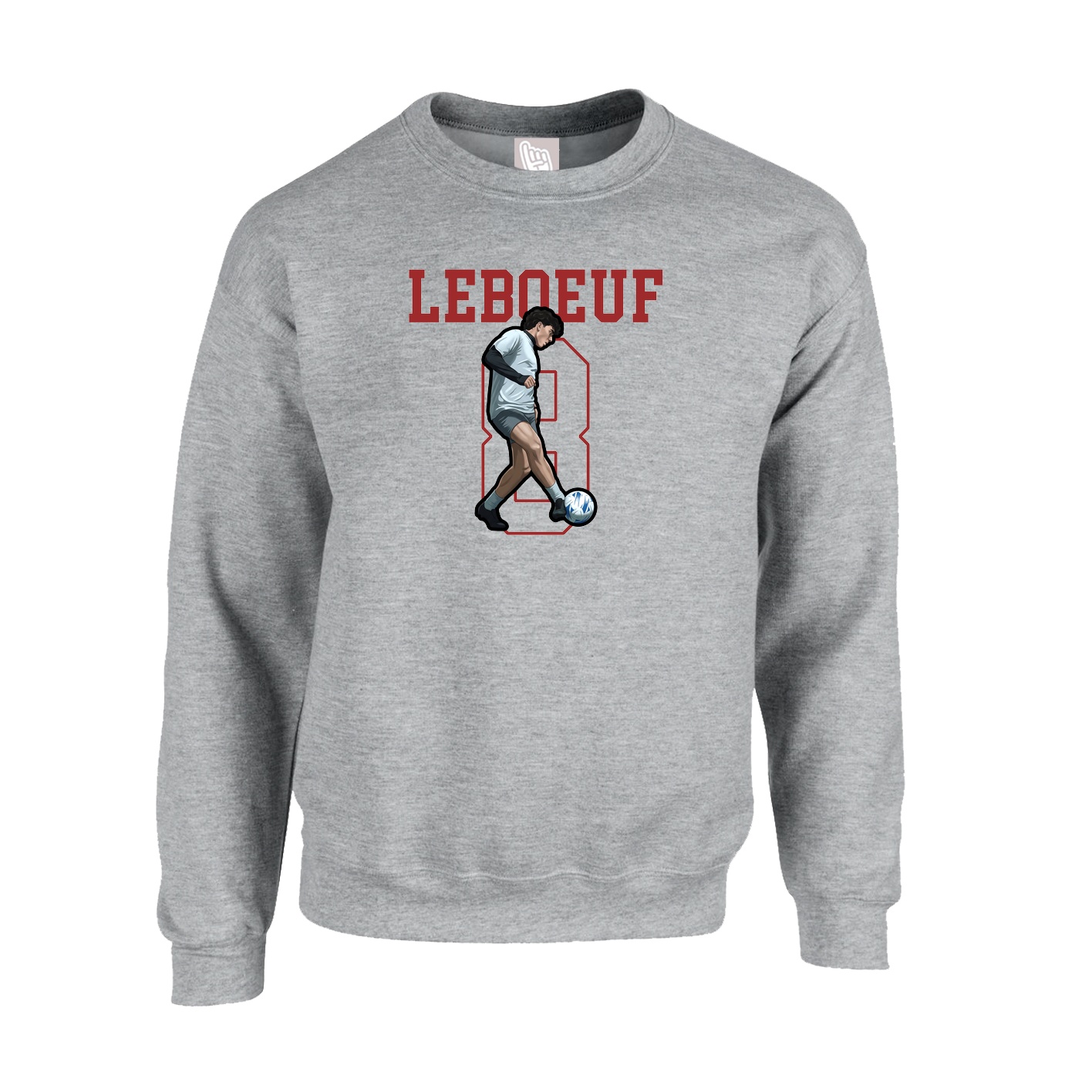 Fleece Crew — Shirsey in Grey