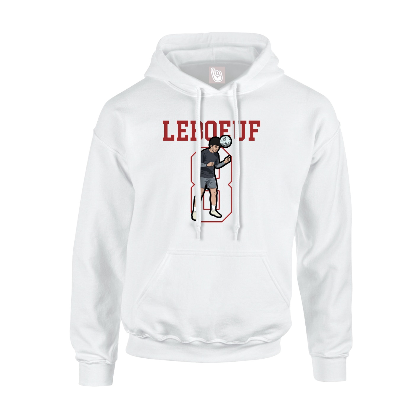 Hoodie — Shirsey in White