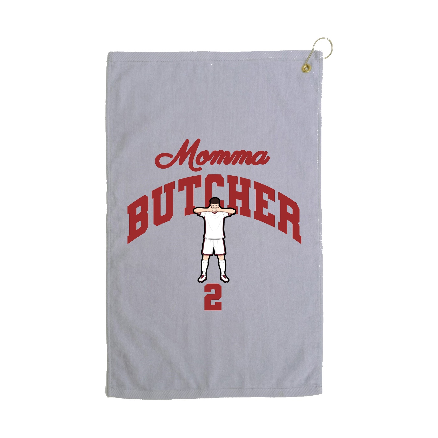 Golf Towel — Mothers Day Arch in Grey