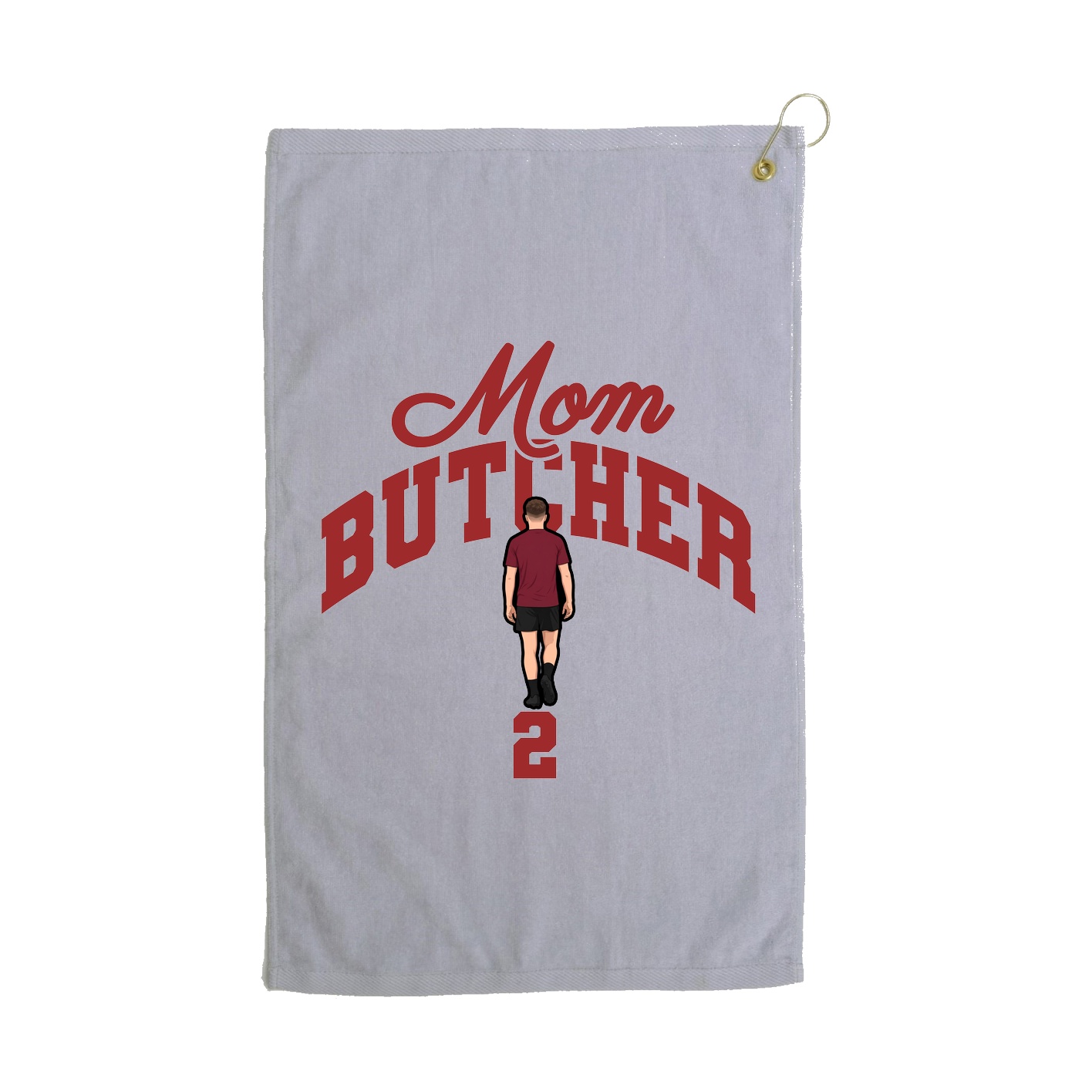 Golf Towel — Mothers Day Arch in Grey
