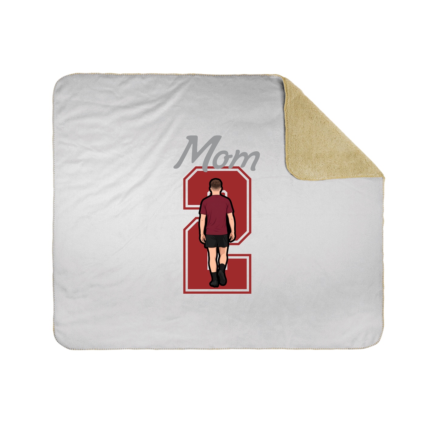 Throw Blanket — Mothers Day Shirsey in White
