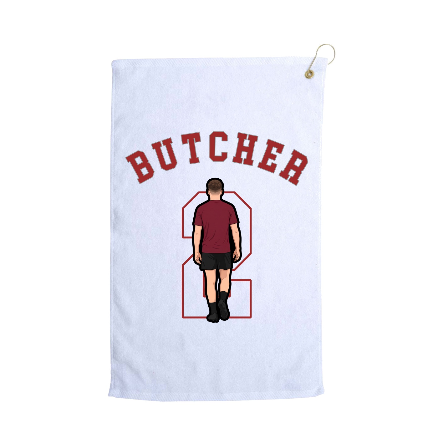 Golf Towel — Shirsey Arch in White