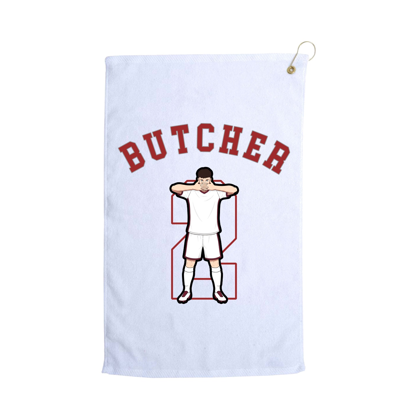 Golf Towel — Shirsey Arch in White