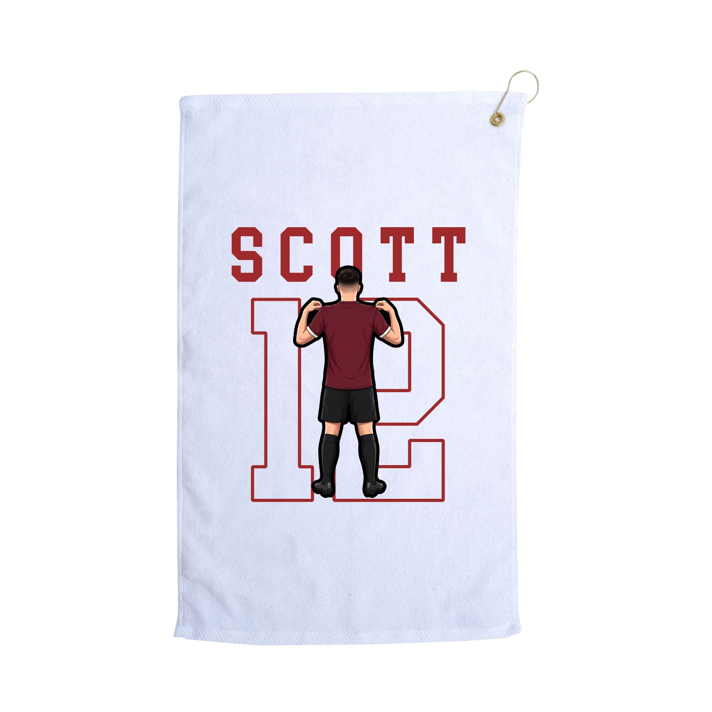 Golf Towel — Shirsey in White