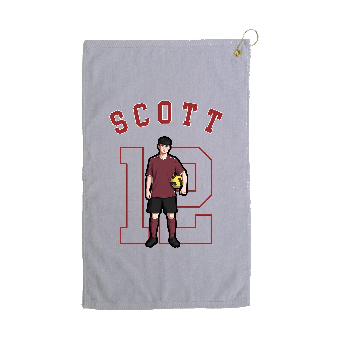 Golf Towel — Shirsey Arch in Grey