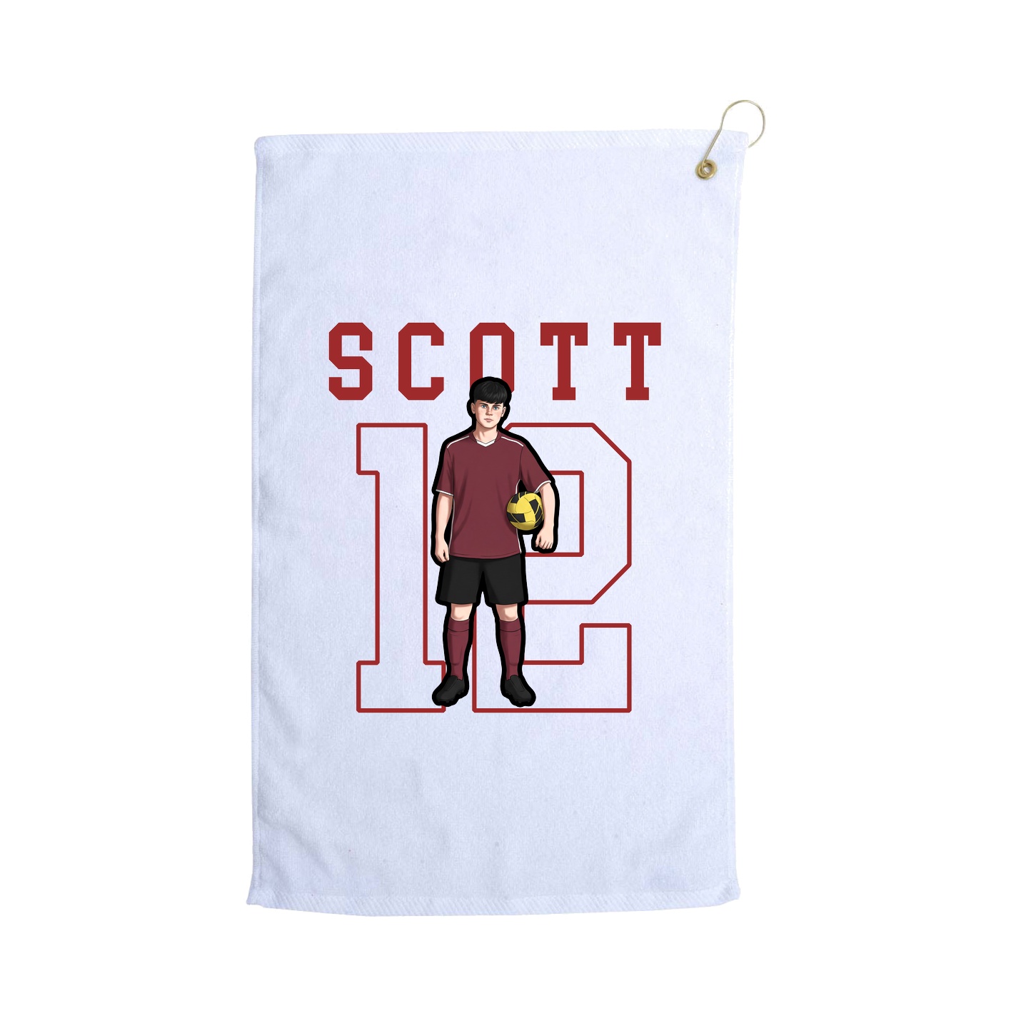 Golf Towel — Shirsey in White