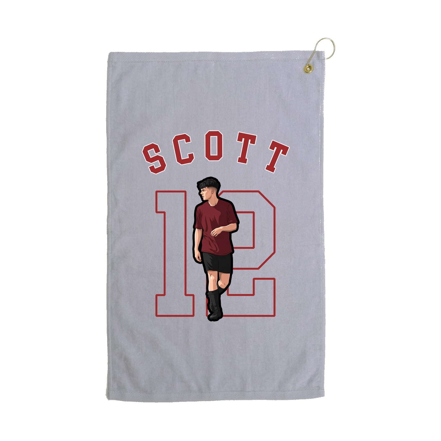Golf Towel — Shirsey Arch in Grey