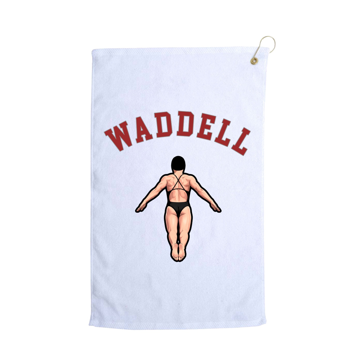 Golf Towel — Shirsey Arch in White