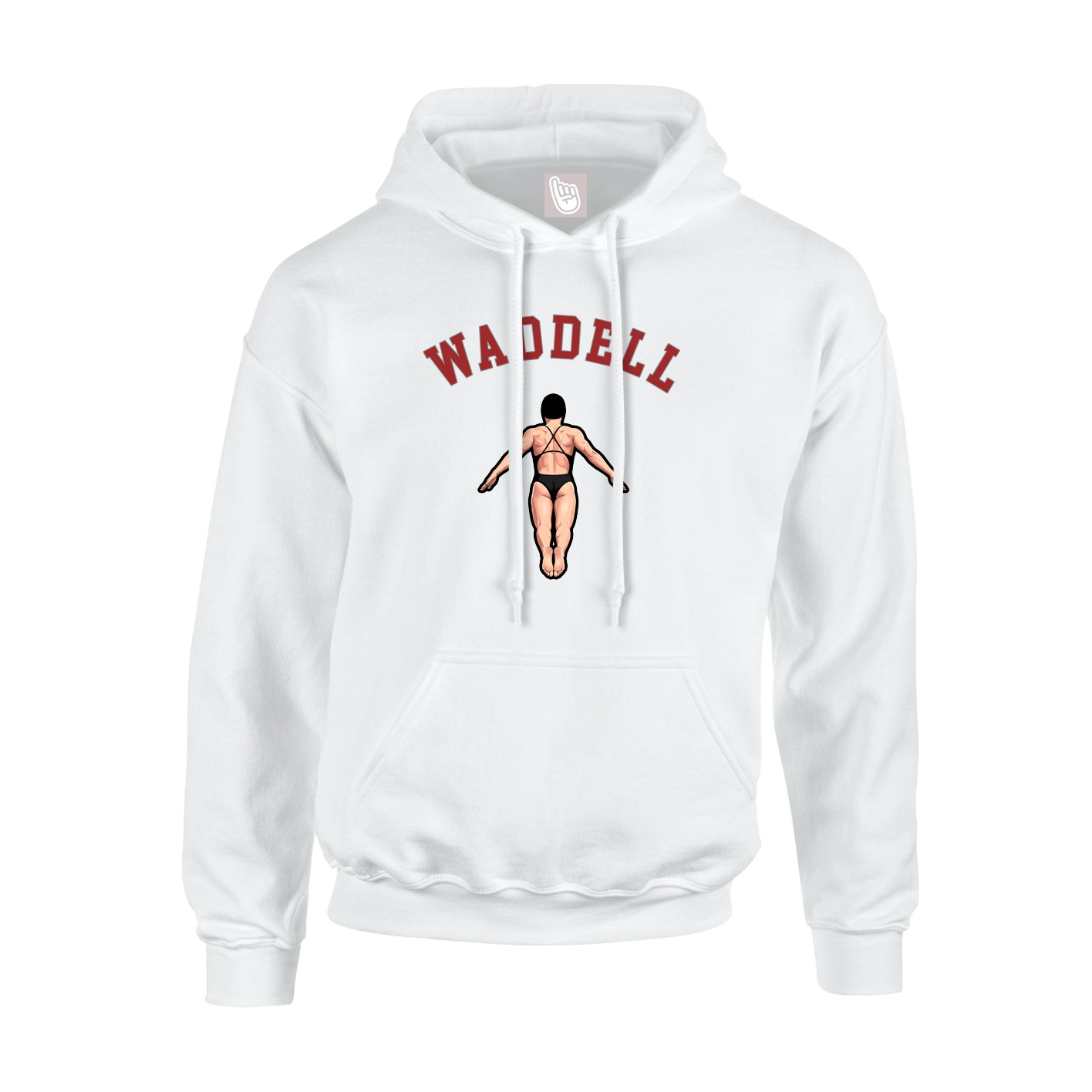 Youth Hoodie — Shirsey Arch in White