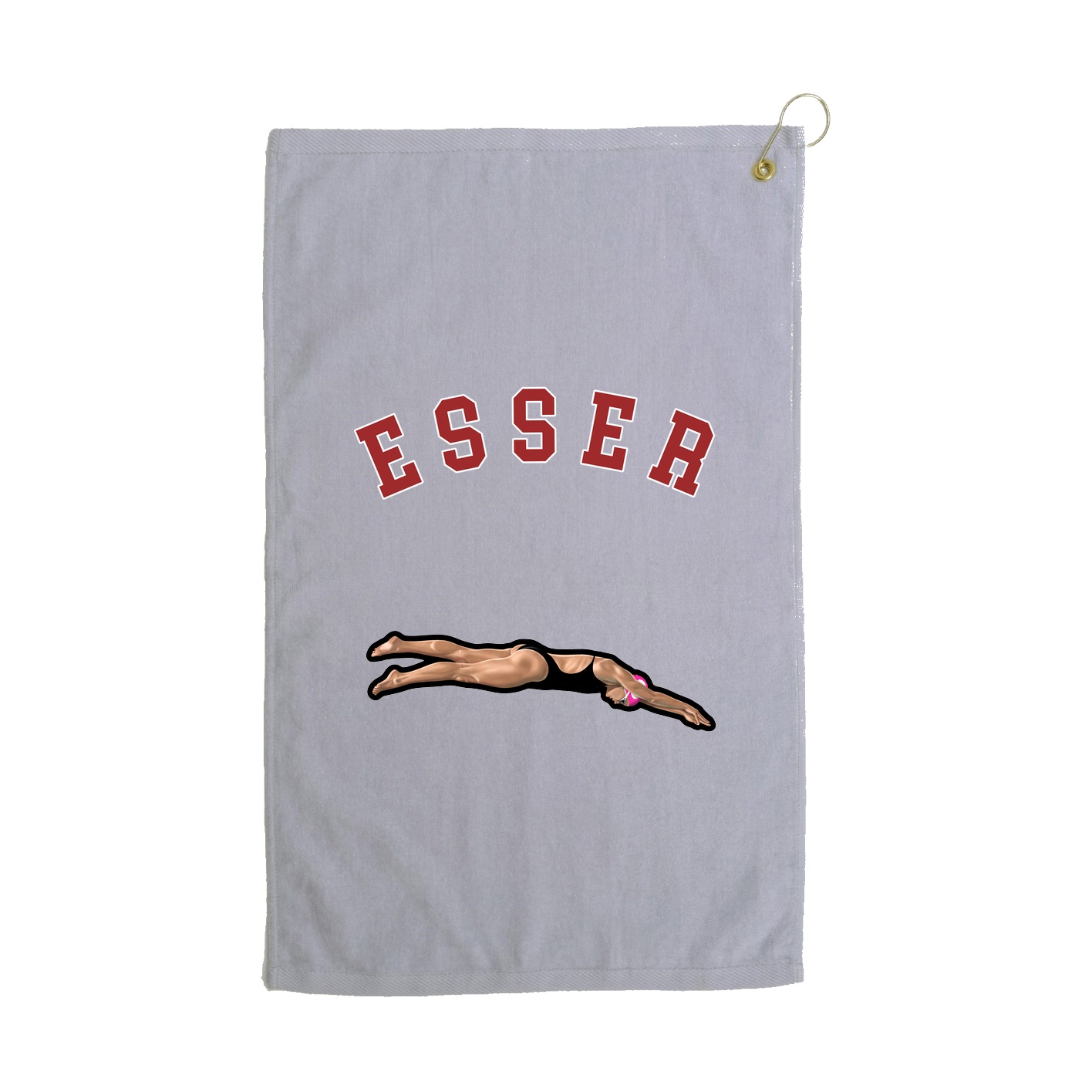 Golf Towel — Shirsey Arch in Grey