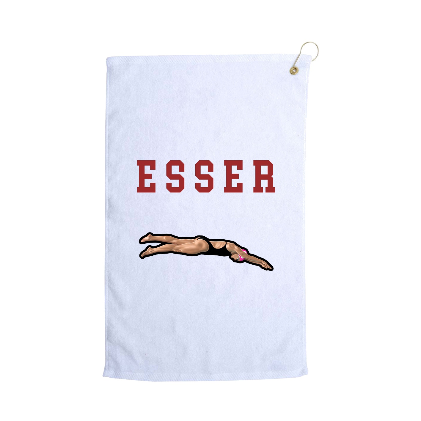Golf Towel — Shirsey in White