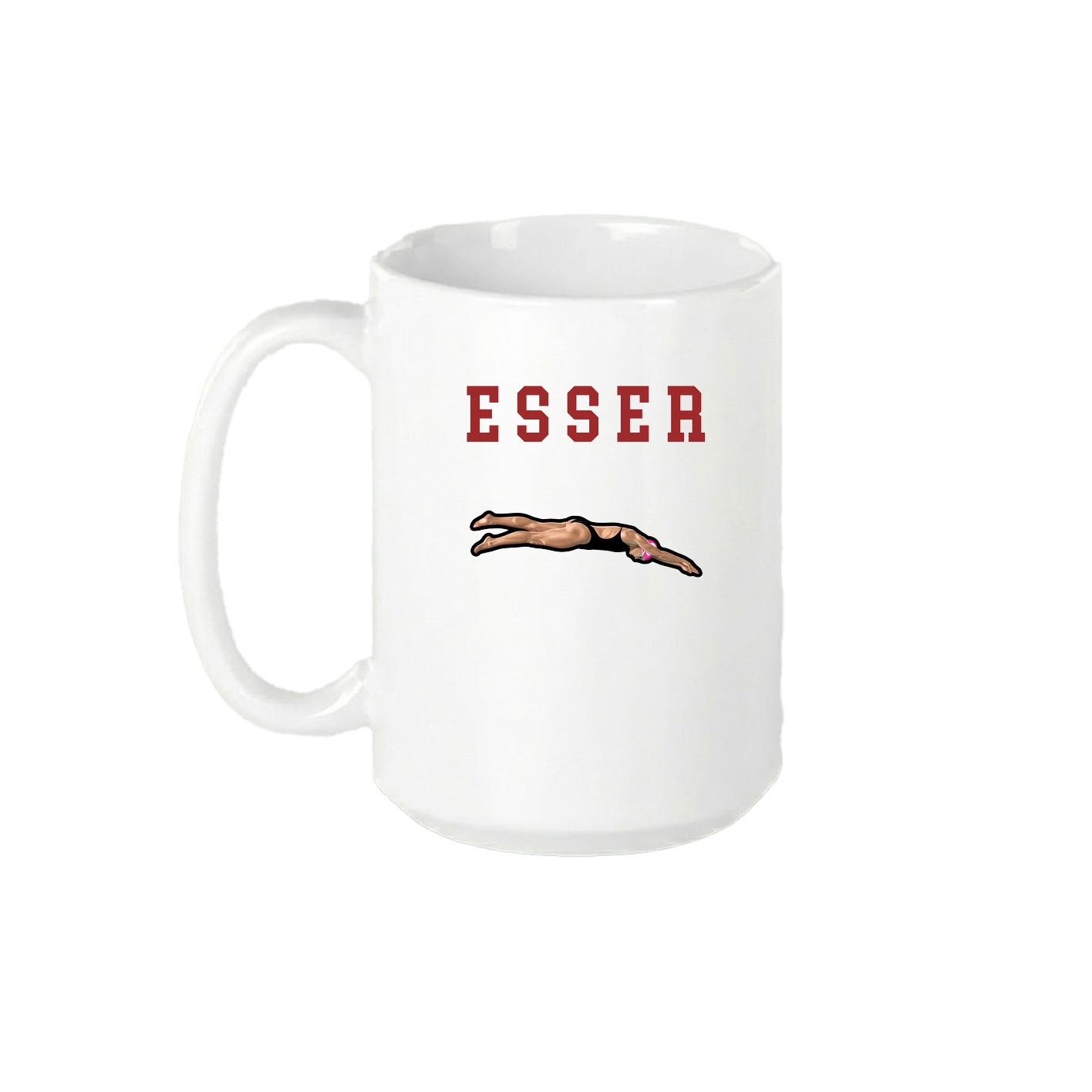15oz Coffee Mug — Shirsey in White