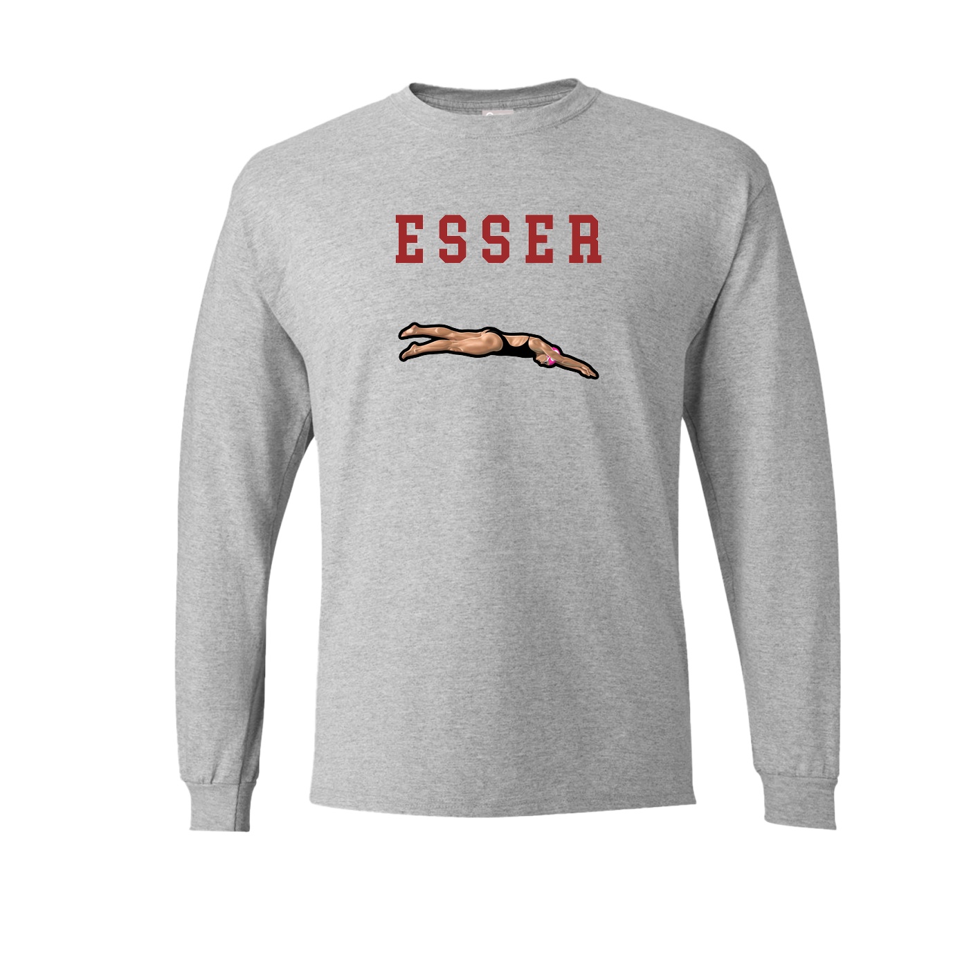Long Sleeve Tee — Shirsey in Grey