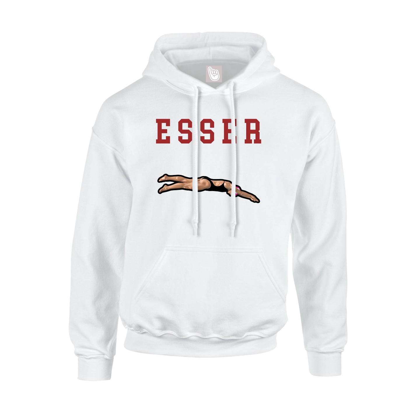 Youth Hoodie — Shirsey in White