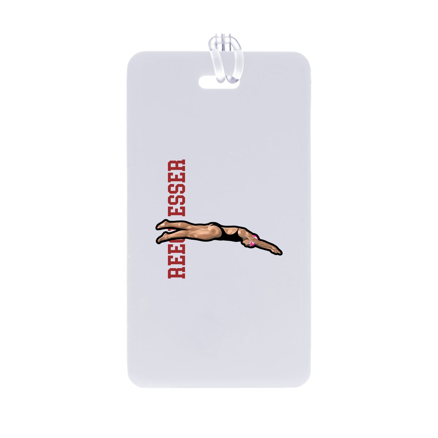 Bag Tag — Name Vertical in Classic