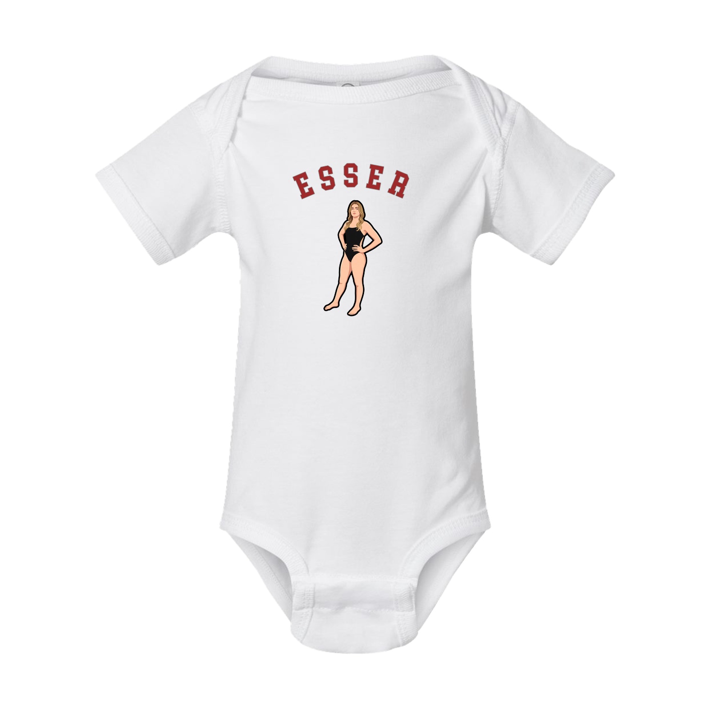 Baby Onesie — Shirsey Arch in White