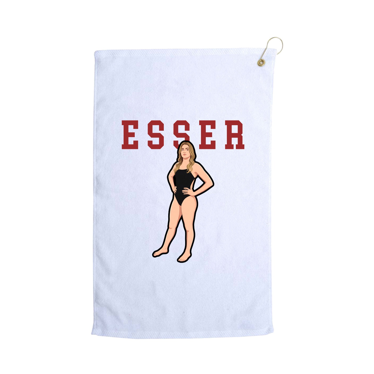 Golf Towel — Shirsey in White