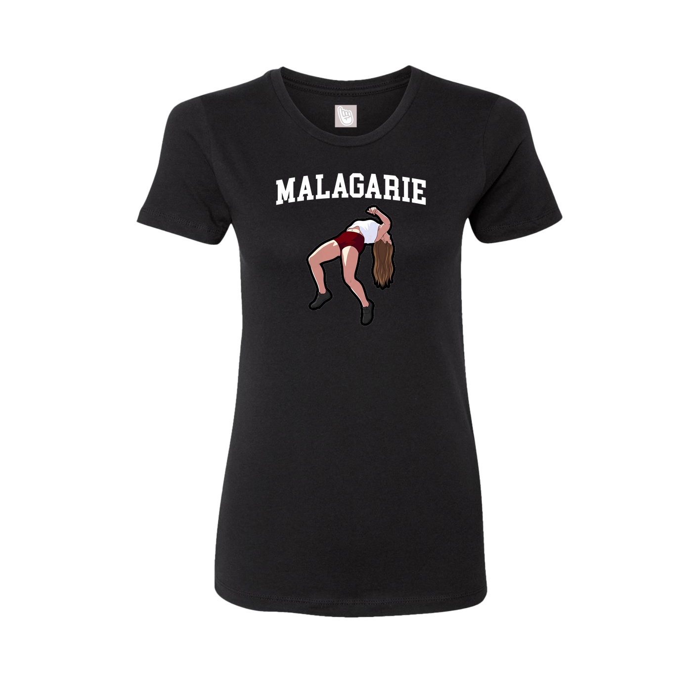 Fitted Women's Tee — Shirsey in Black