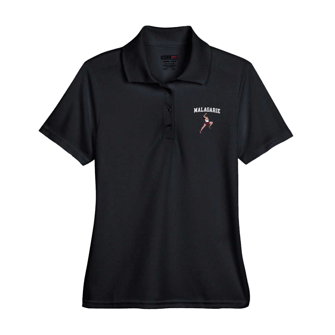 Womens Performance Polo — Shirsey in Black