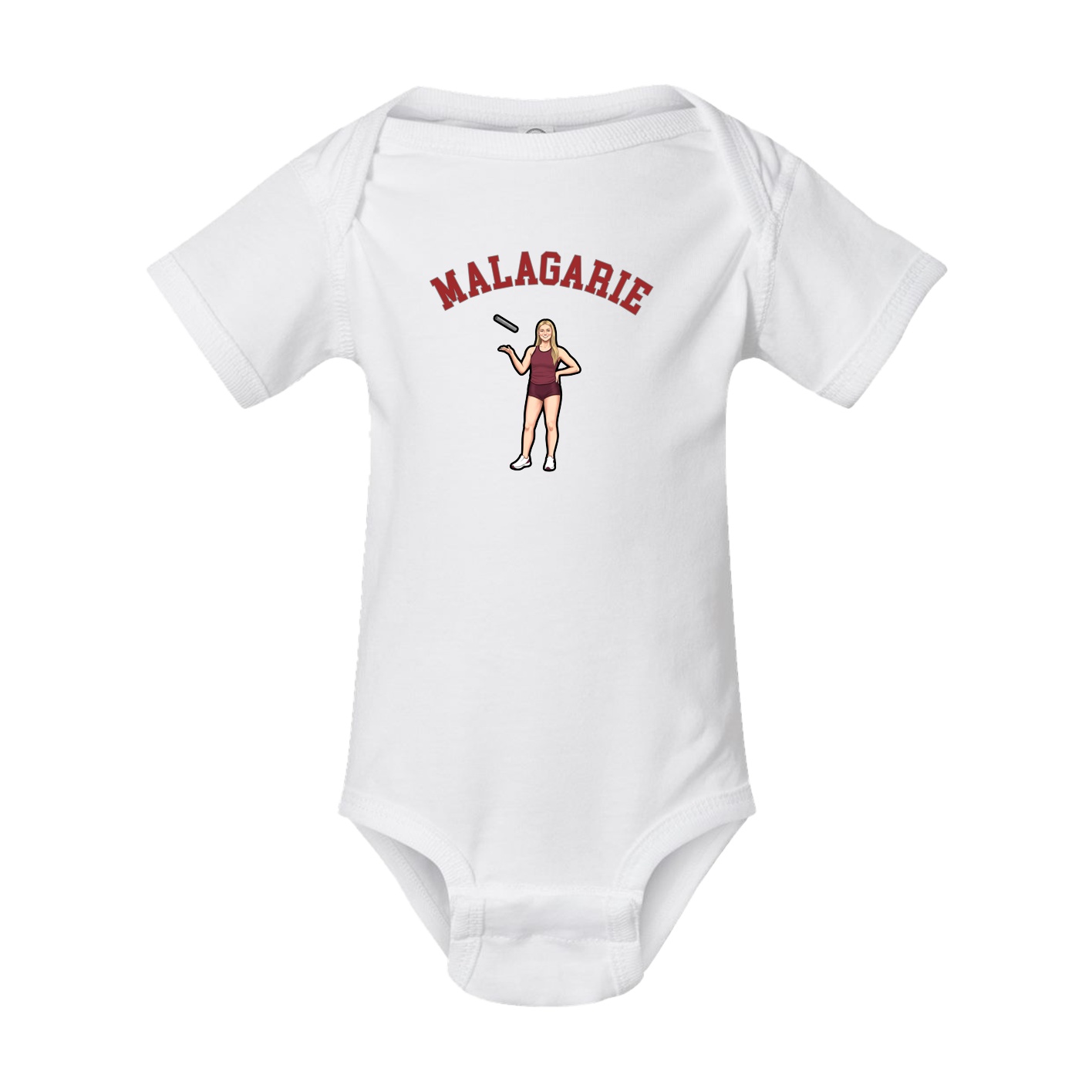 Baby Onesie — Shirsey Arch in White