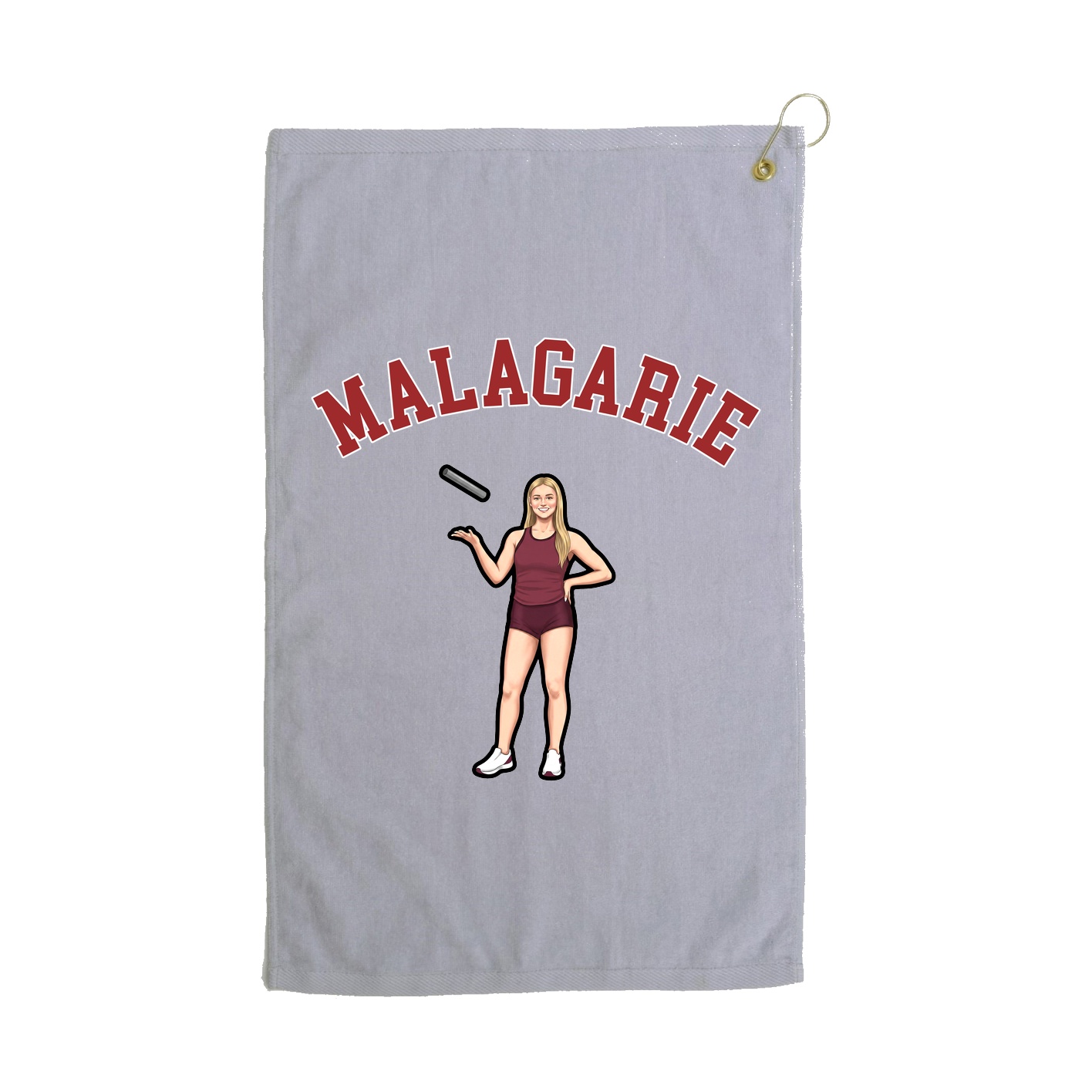 Golf Towel — Shirsey Arch in Grey