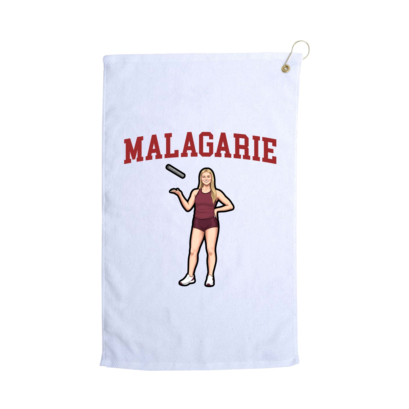 Golf Towel — Shirsey in White