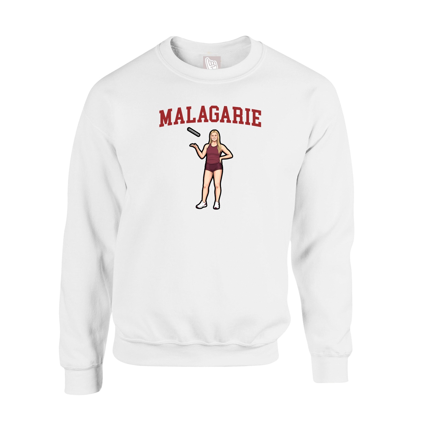 Fleece Crew — Shirsey in White
