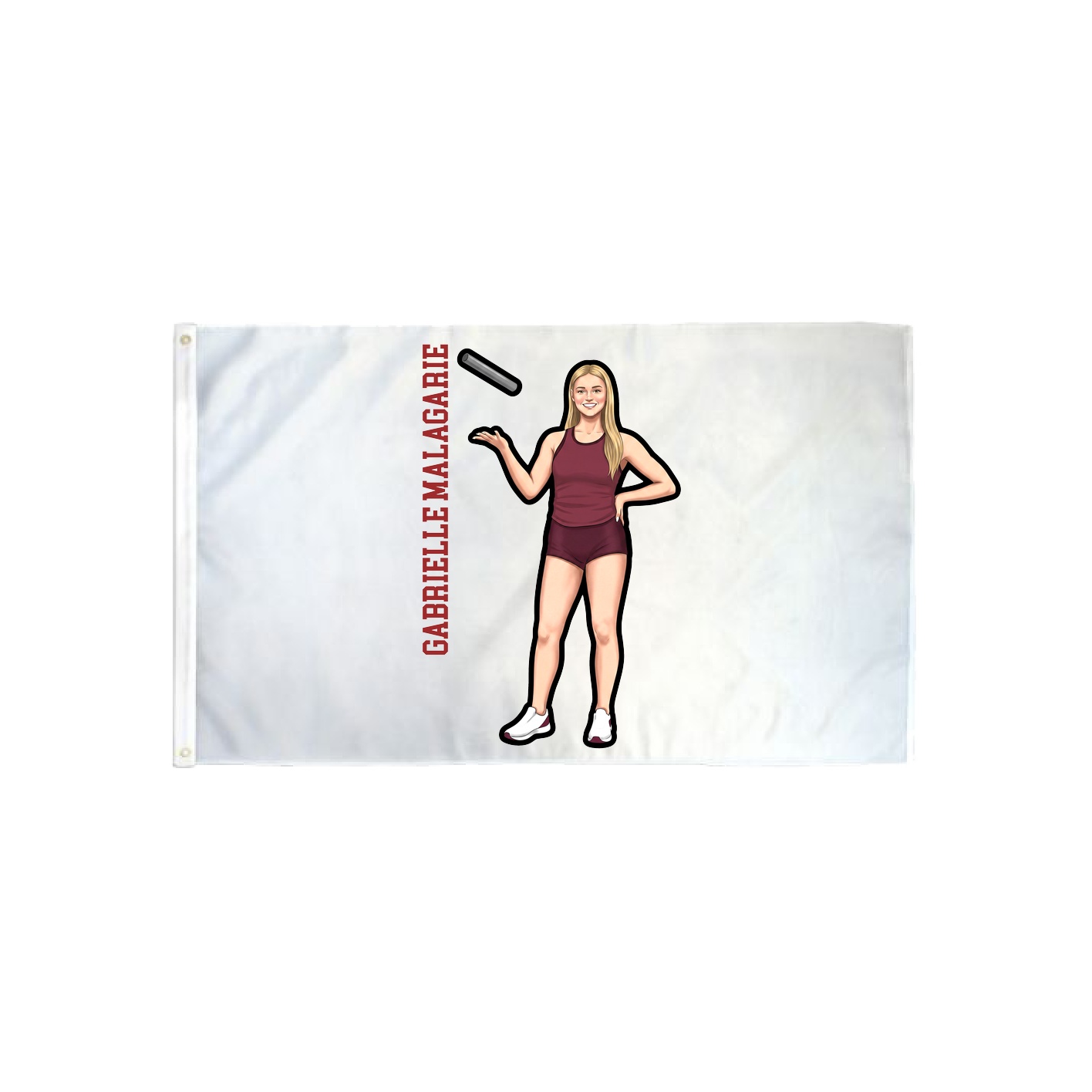 3x5 Flag — Name Vertical in Classic