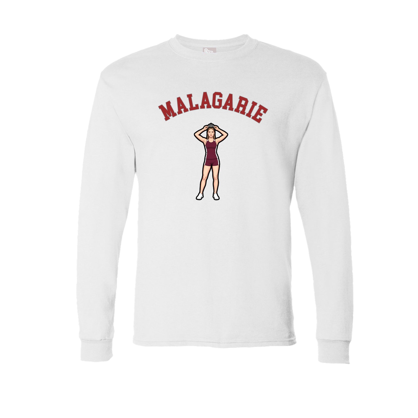 Long Sleeve Tee — Shirsey Arch in White