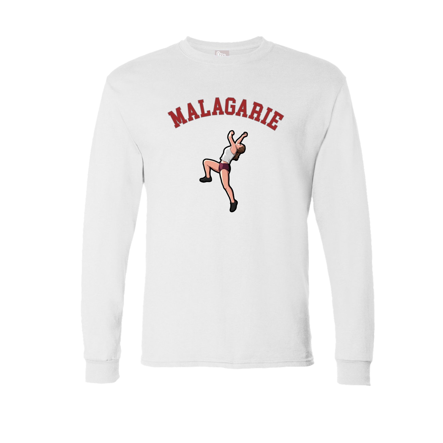 Long Sleeve Tee — Shirsey Arch in White