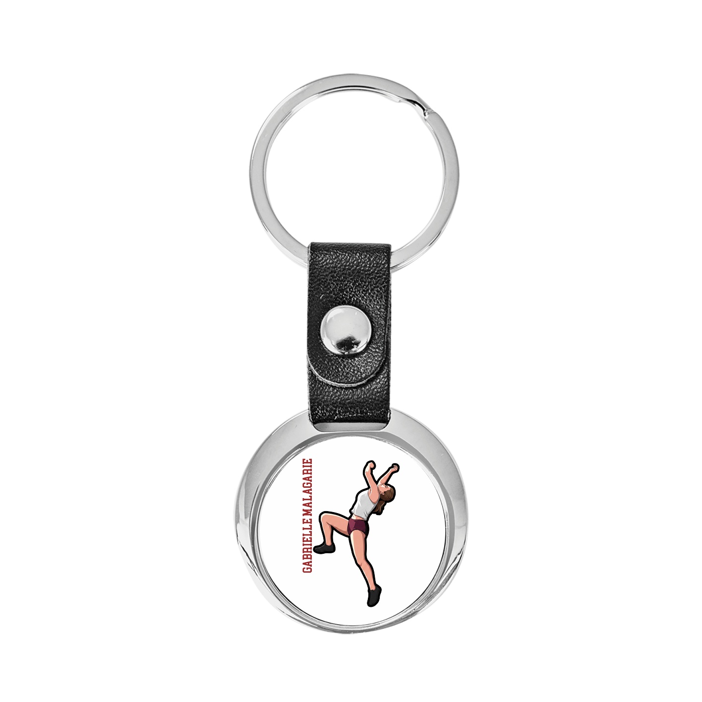 Key Chain — Name Vertical in Classic