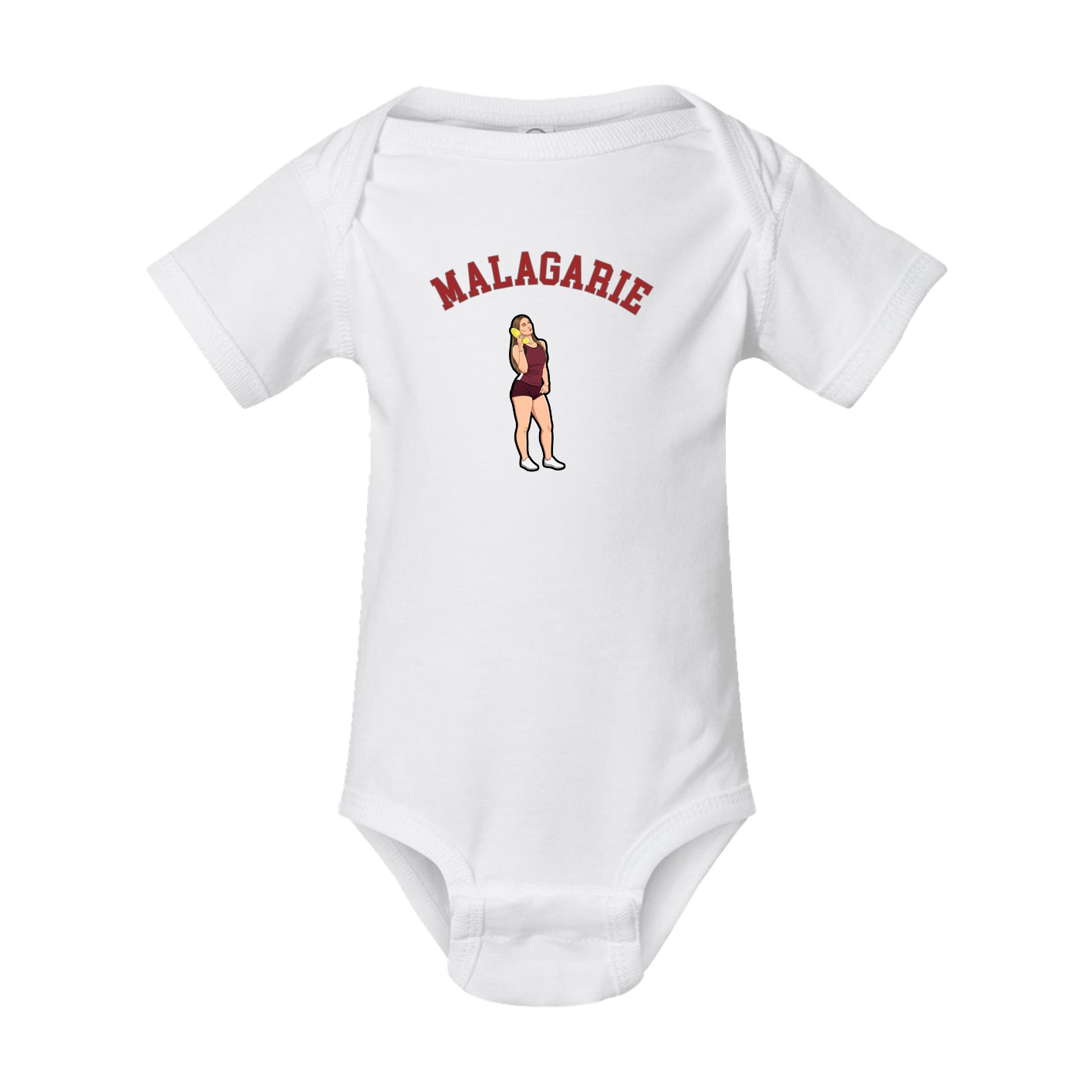 Baby Onesie — Shirsey Arch in White