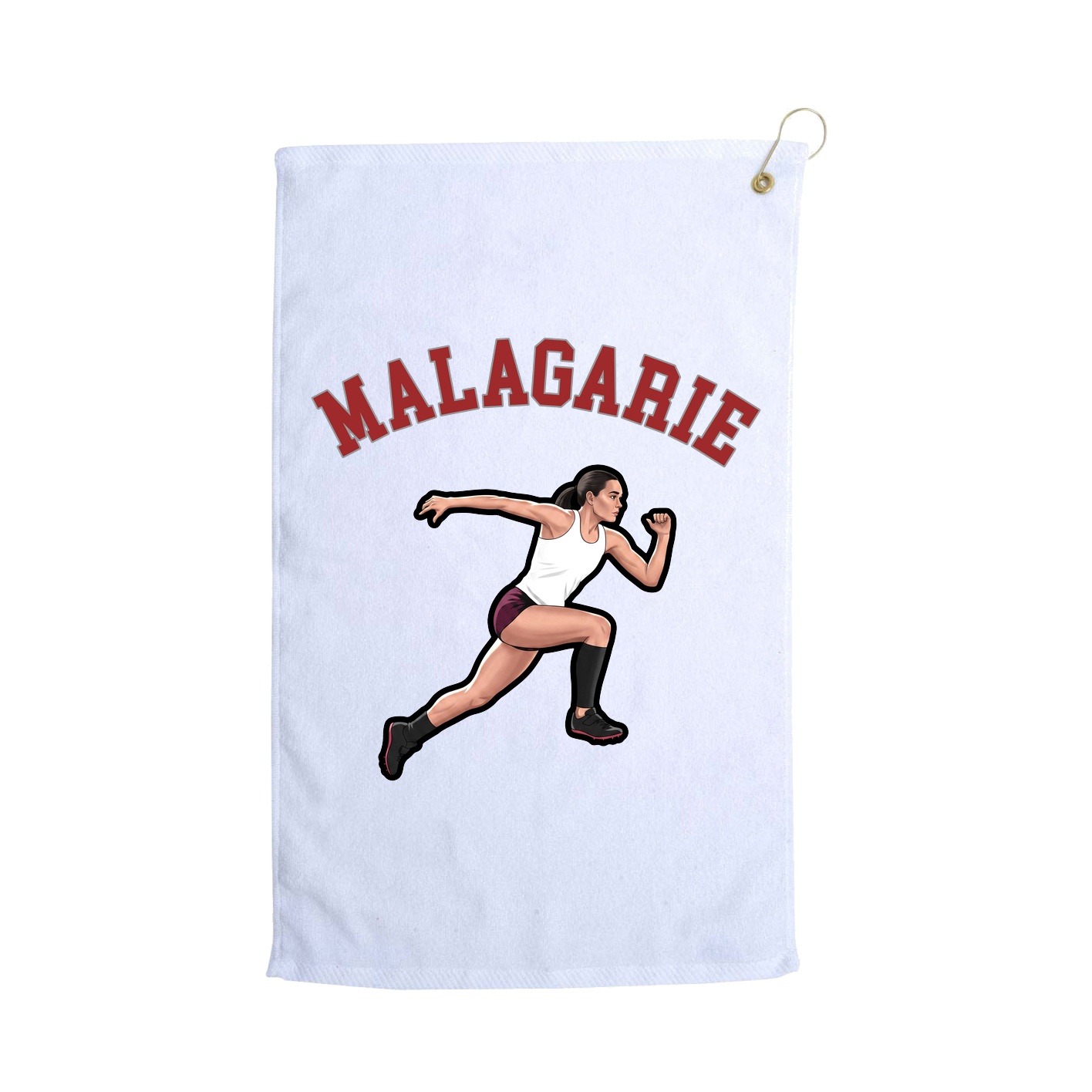 Golf Towel — Shirsey Arch in White