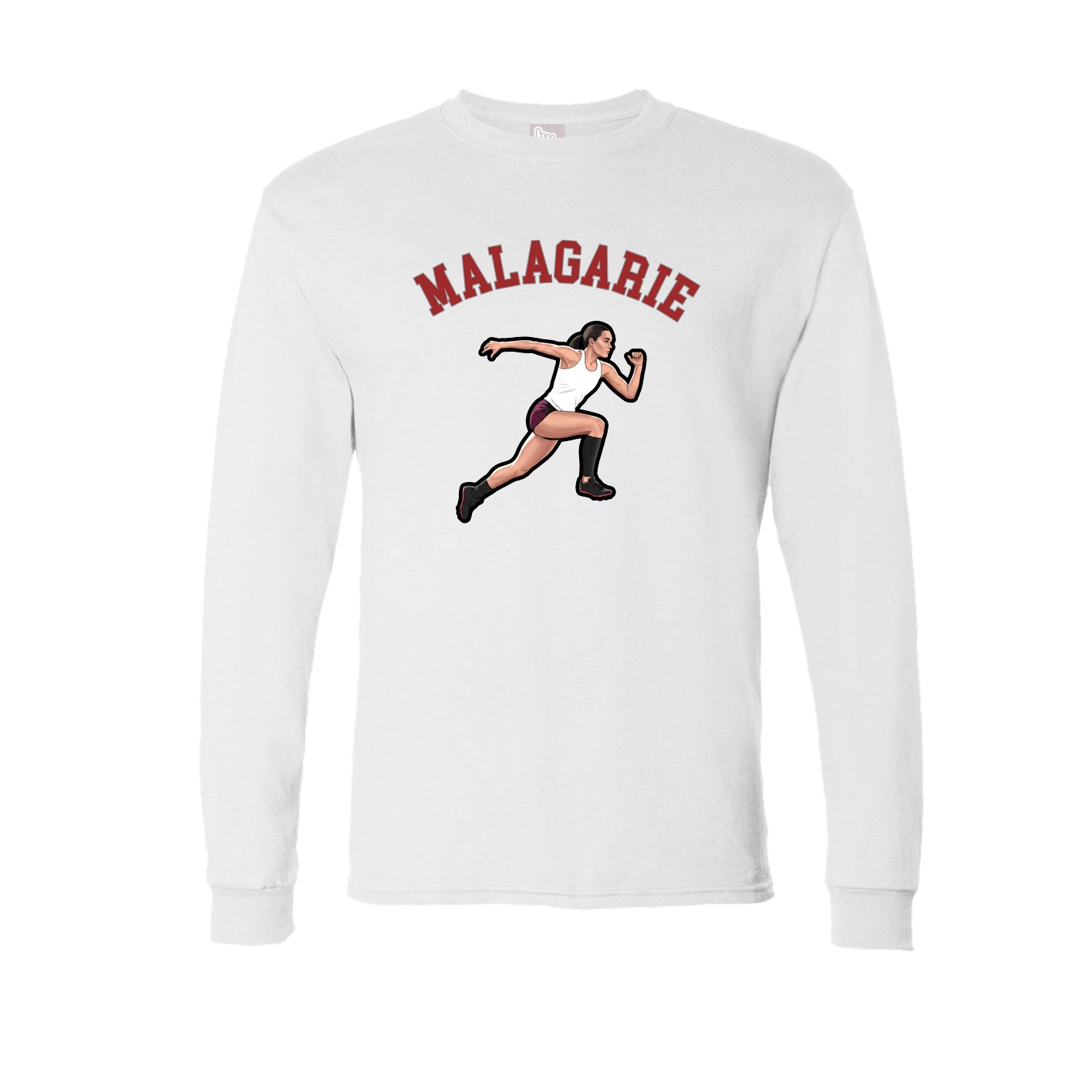 Long Sleeve Tee — Shirsey Arch in White