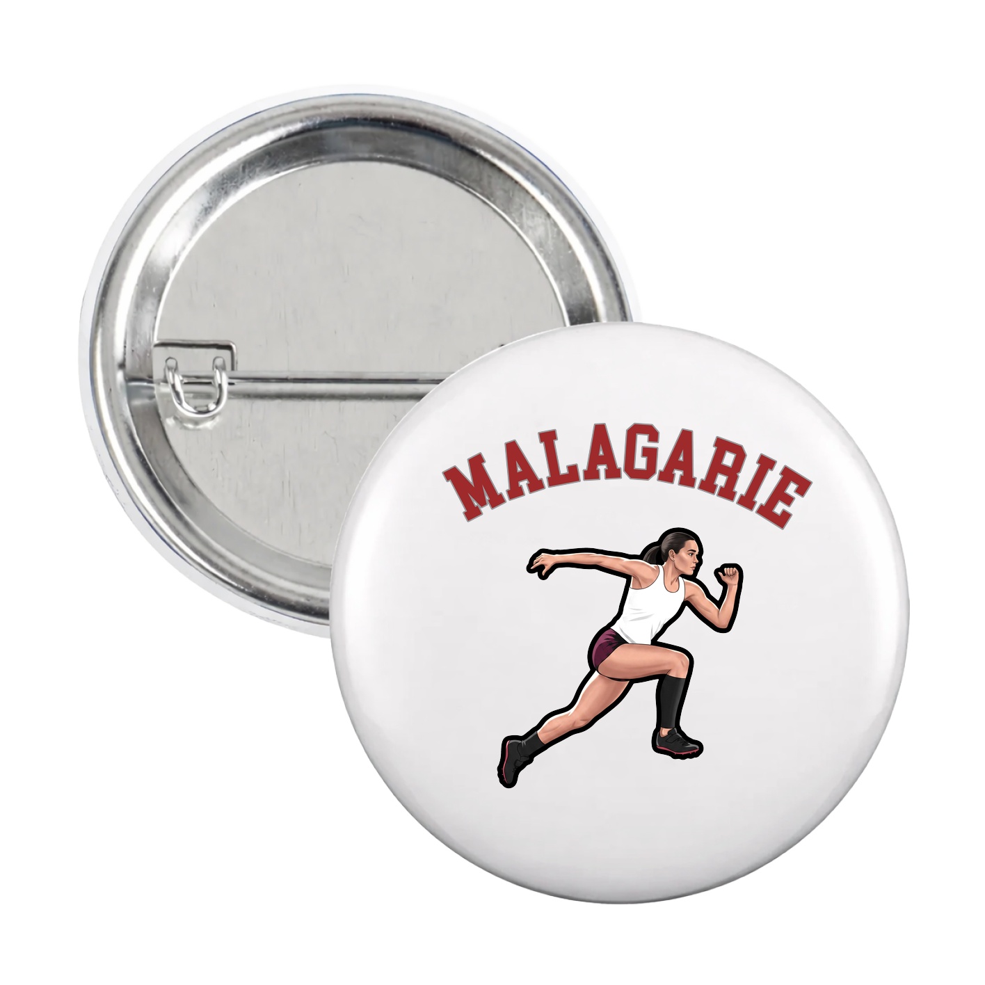 Game Day Button — Shirsey Arch in White