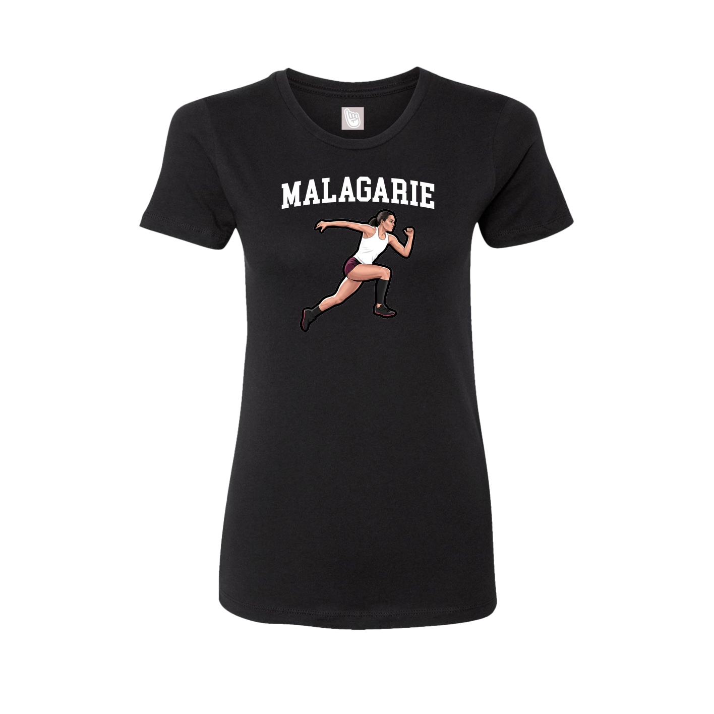 Fitted Women's Tee — Shirsey in Black
