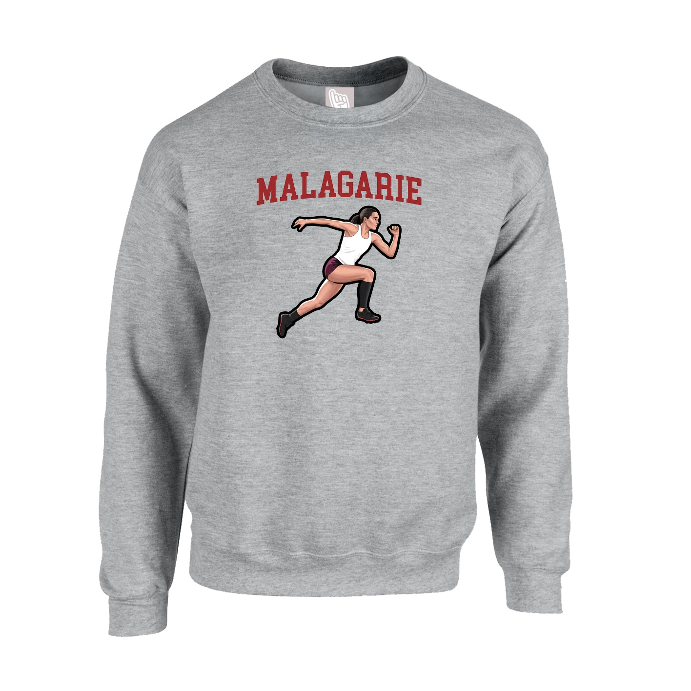 Fleece Crew — Shirsey in Grey
