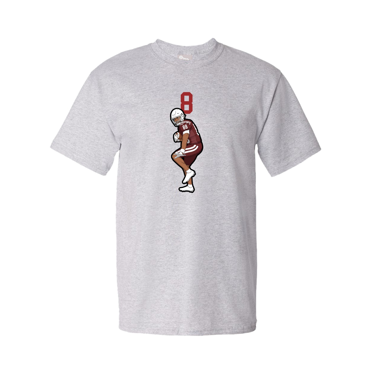 Tee — Number Top in Grey