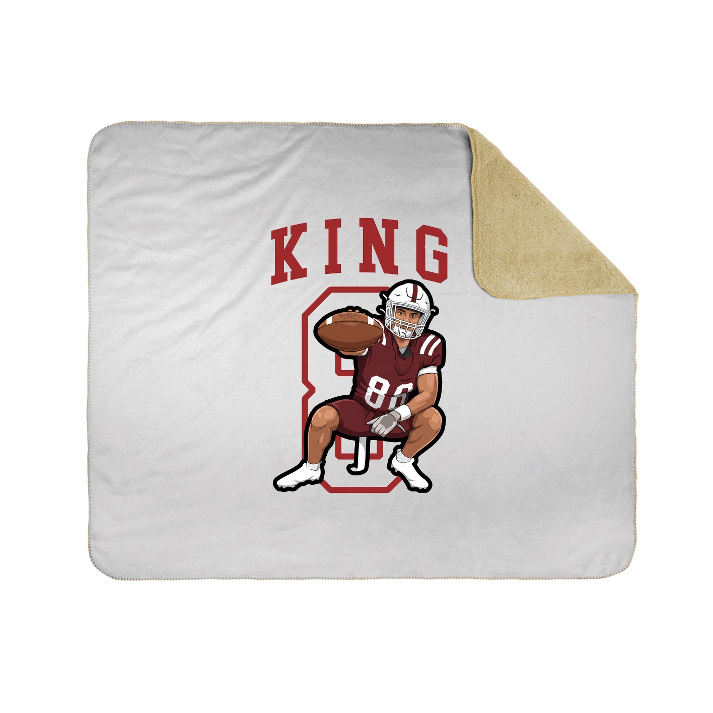 50x60 Sherpa Lined Throw Blanket