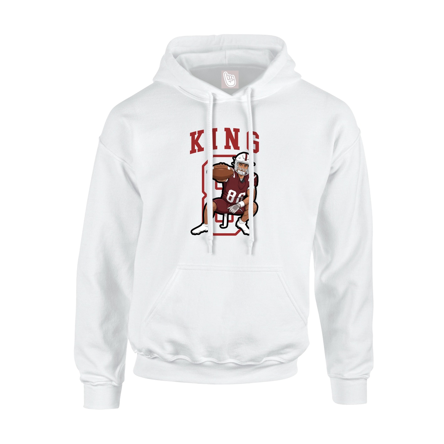 Hoodie — Shirsey in White