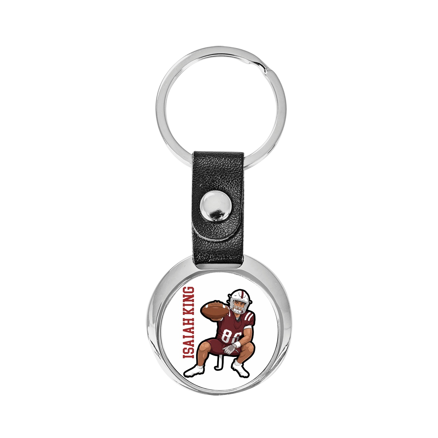 Key Chain — Name Vertical in Classic