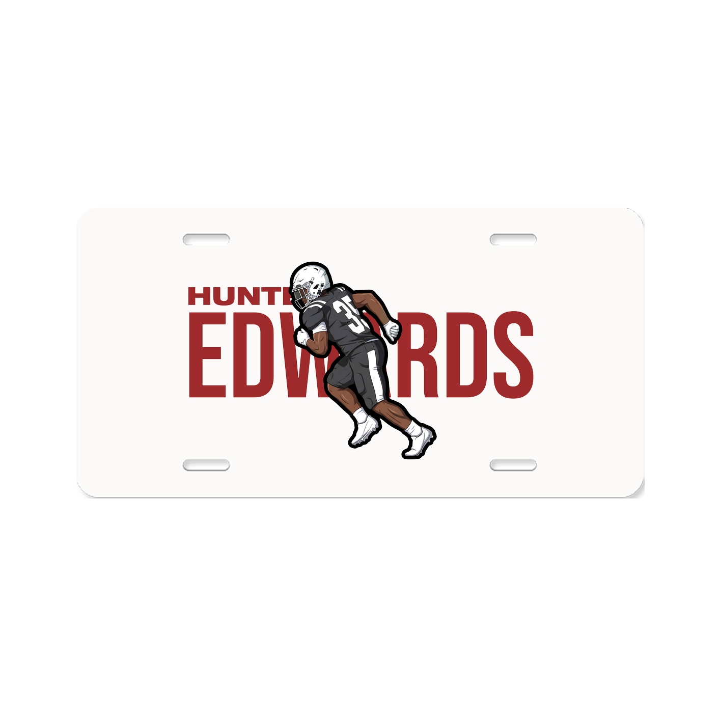 License Plate — Player Name in Classic