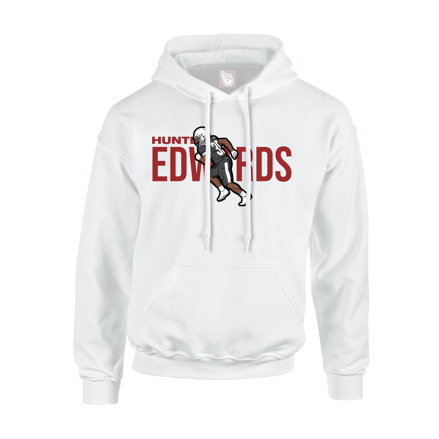Hoodie — Player Name in White