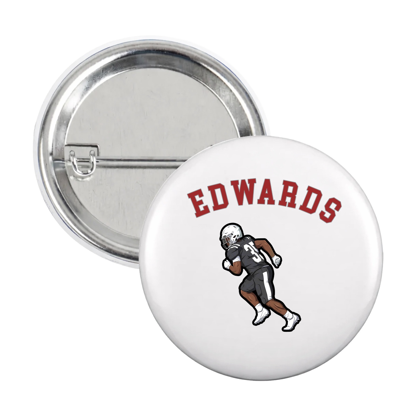 Game Day Button — Shirsey Arch in White