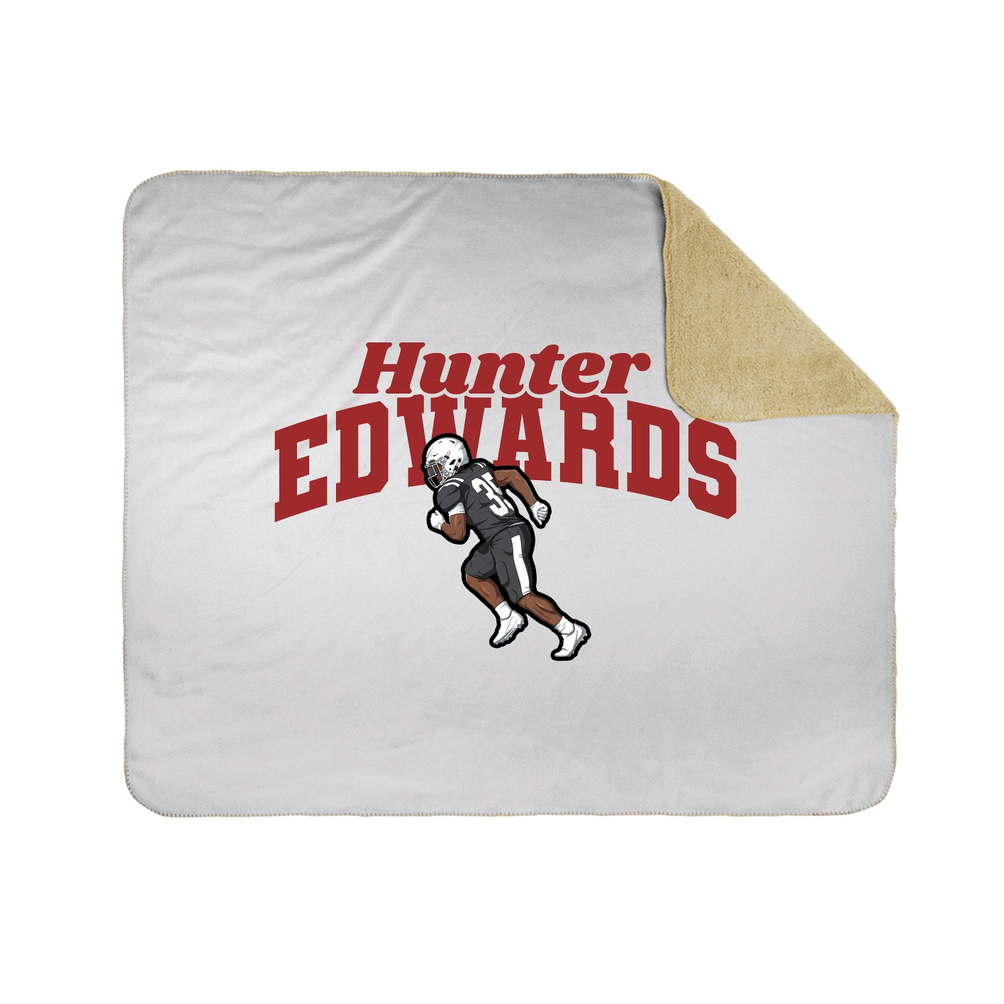 Throw Blanket — Signature Arch in White