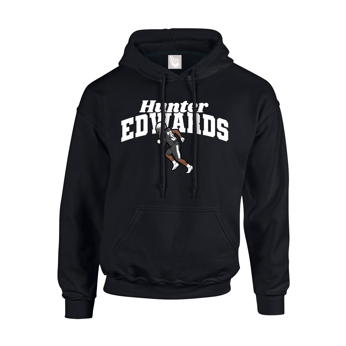 Hoodie — Signature Arch in Black