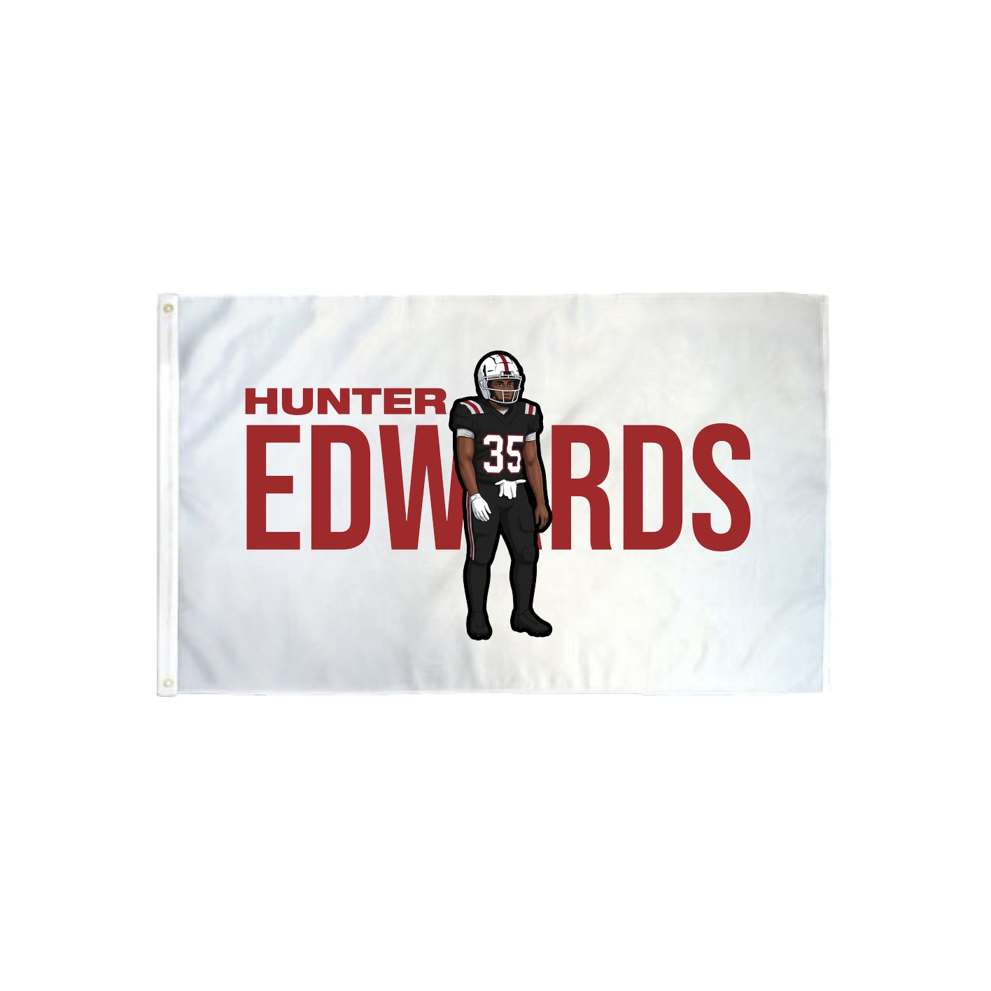 3x5 Flag — Player Name in Classic