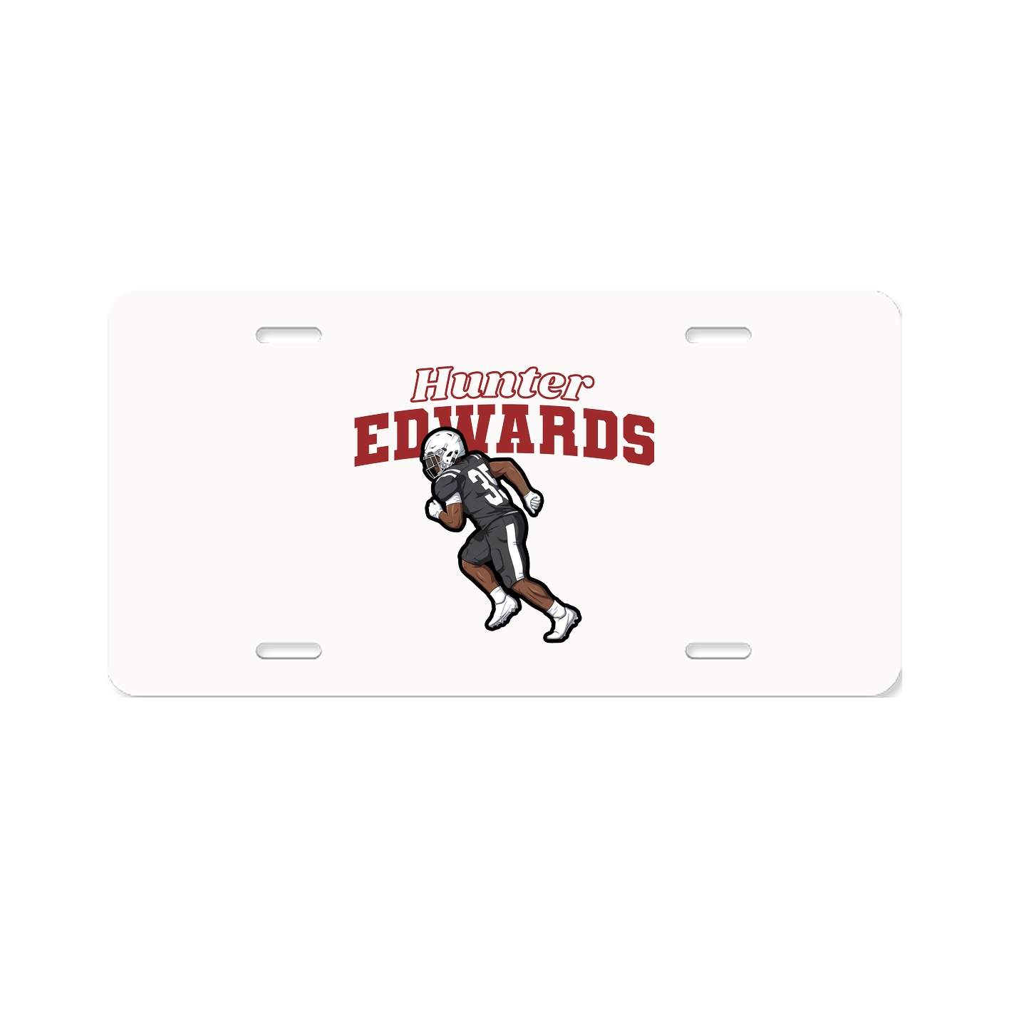 License Plate — Name Arch in Classic
