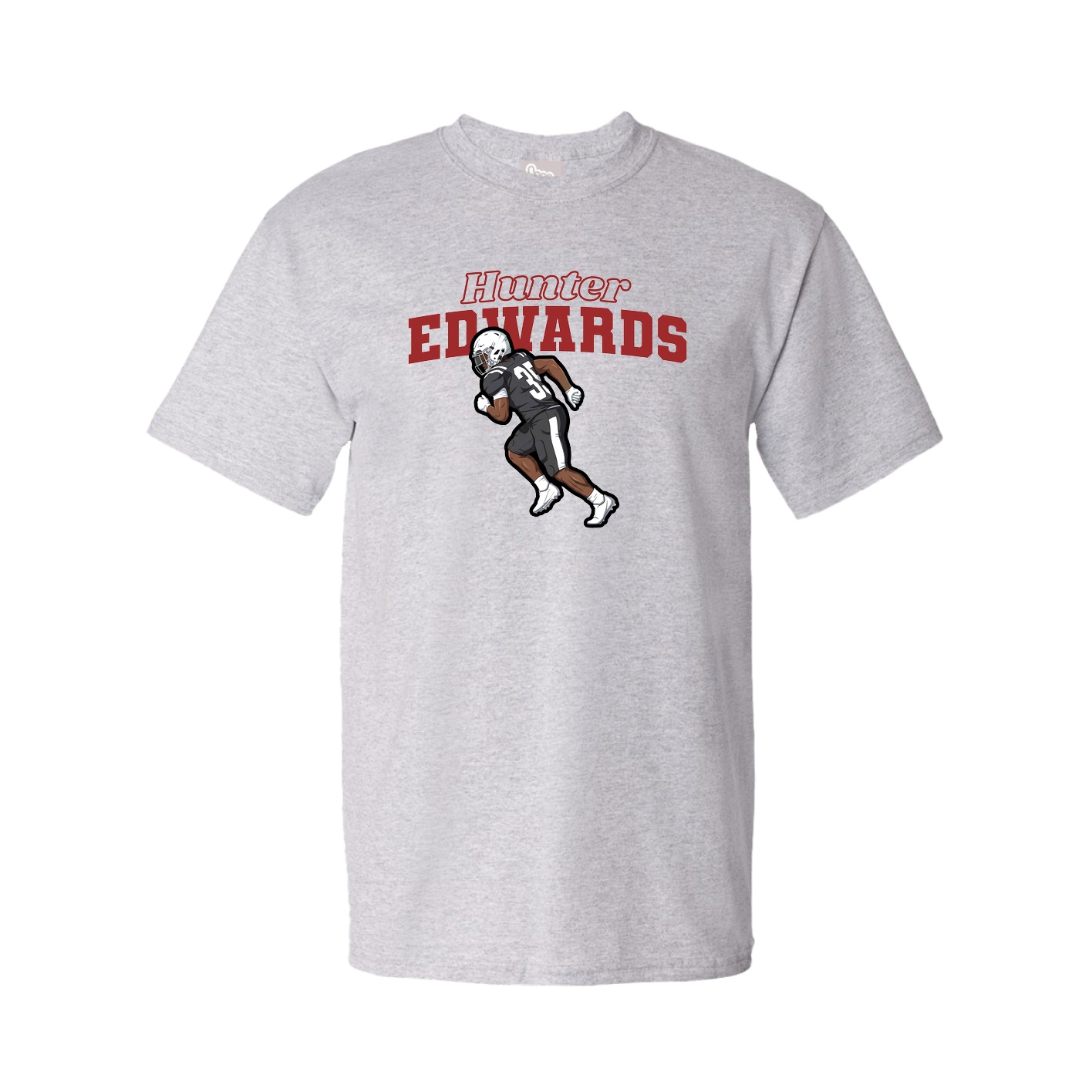 Tee — Name Arch in Grey