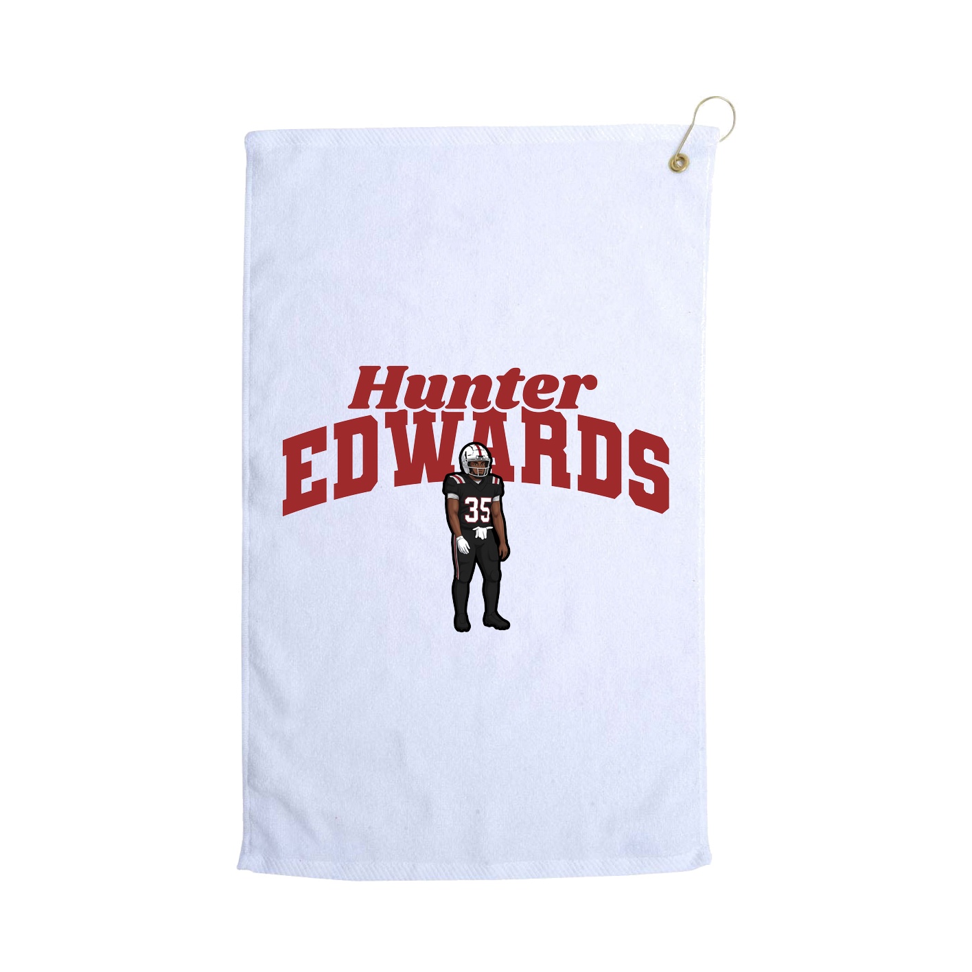 Golf Towel — Signature Arch in White